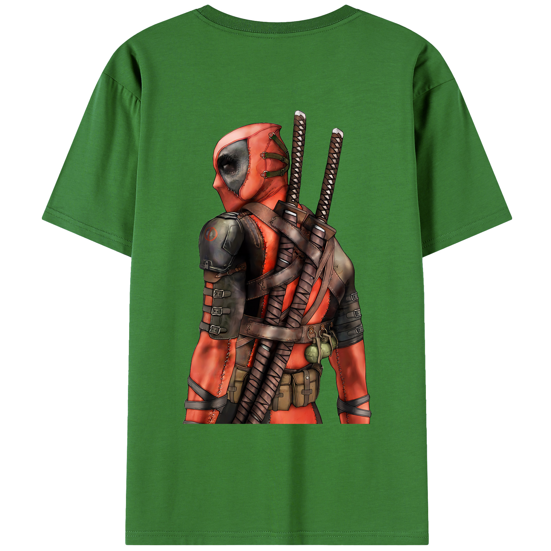 （画像用） Deadpool デッドプール レディース半袖Tシャツ(バックプリント)